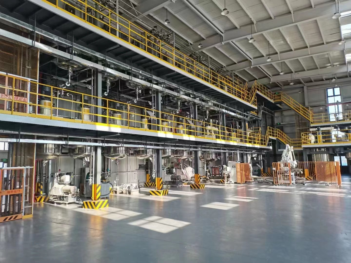 Fireproof coating production system